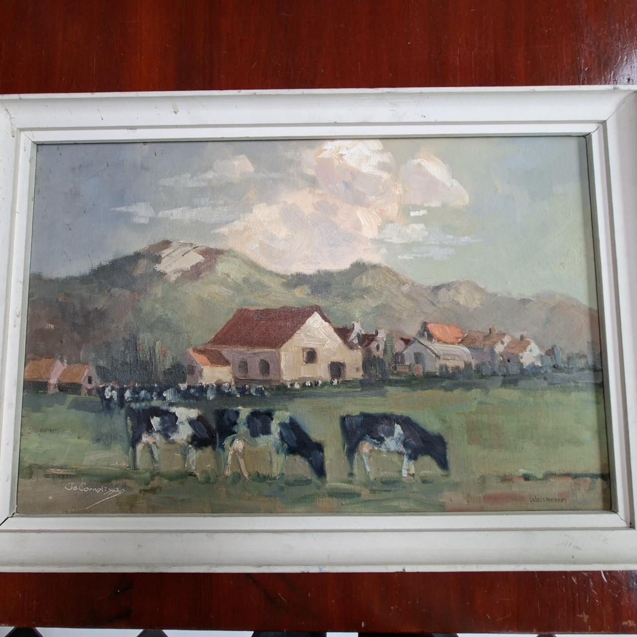 Grazende koeien Ad.Cornelissen( 1918-2002)