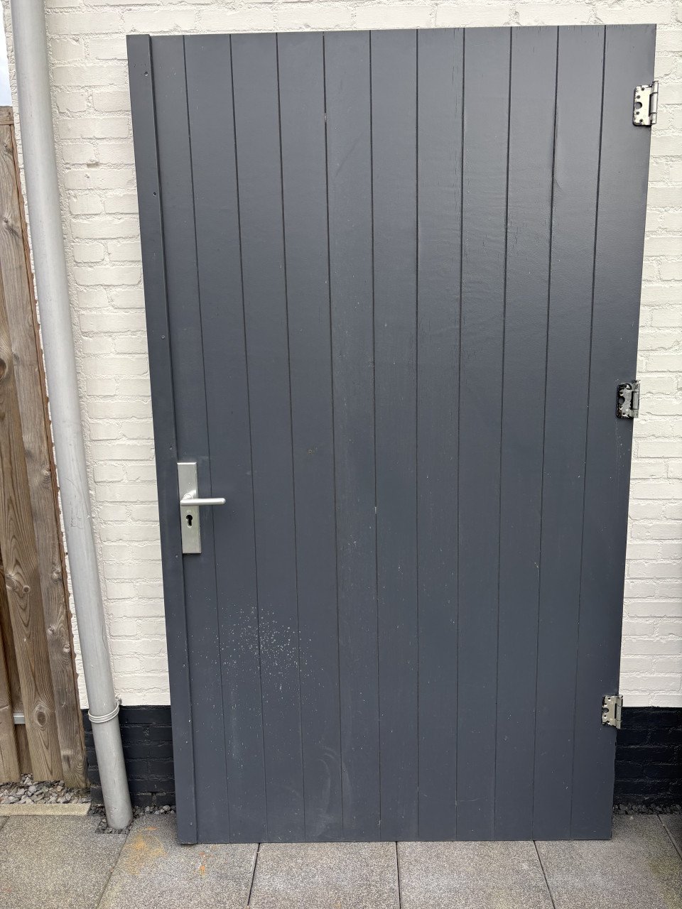 Te koop houten schuur deuren antraciet