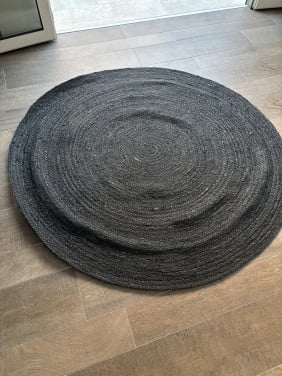 Vloerkleed - ronde 150 cm -jute