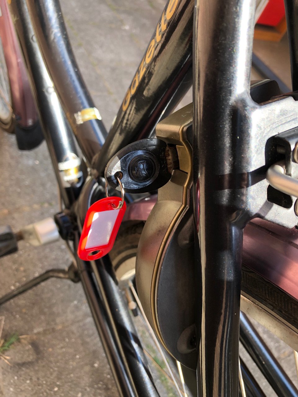 Damesfiets.