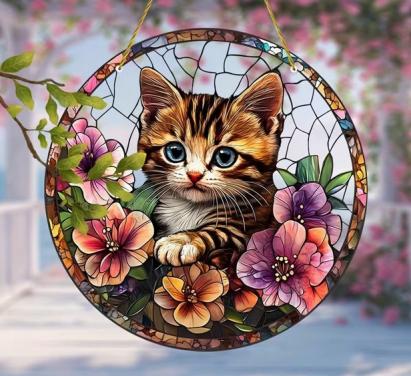 Raamhanger kat - poes