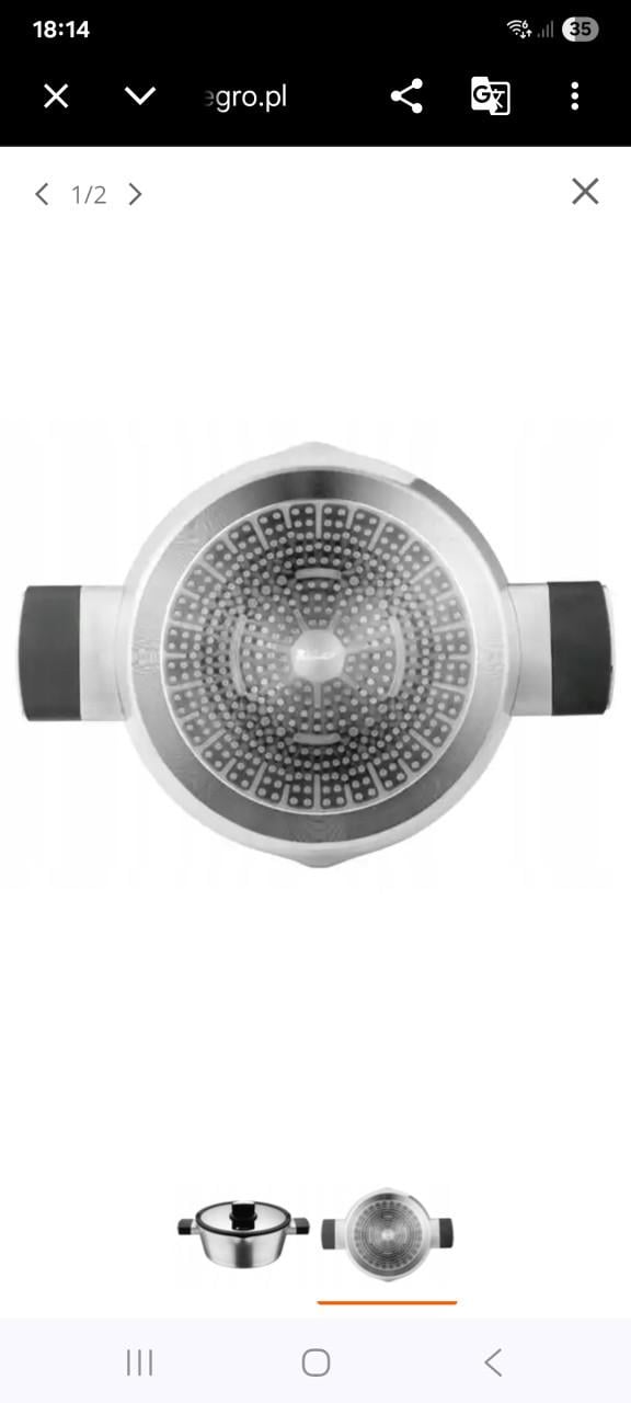 Pan met deksel nieuw in doos