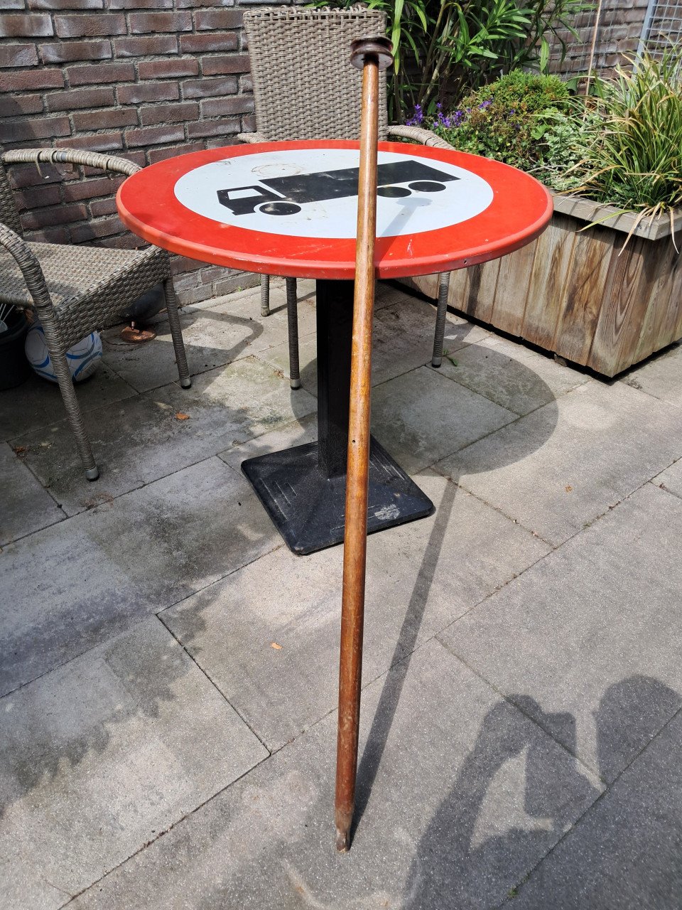 Vlaggenstok voor een boot