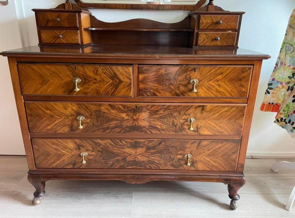 Prachtige vintage kaptafel