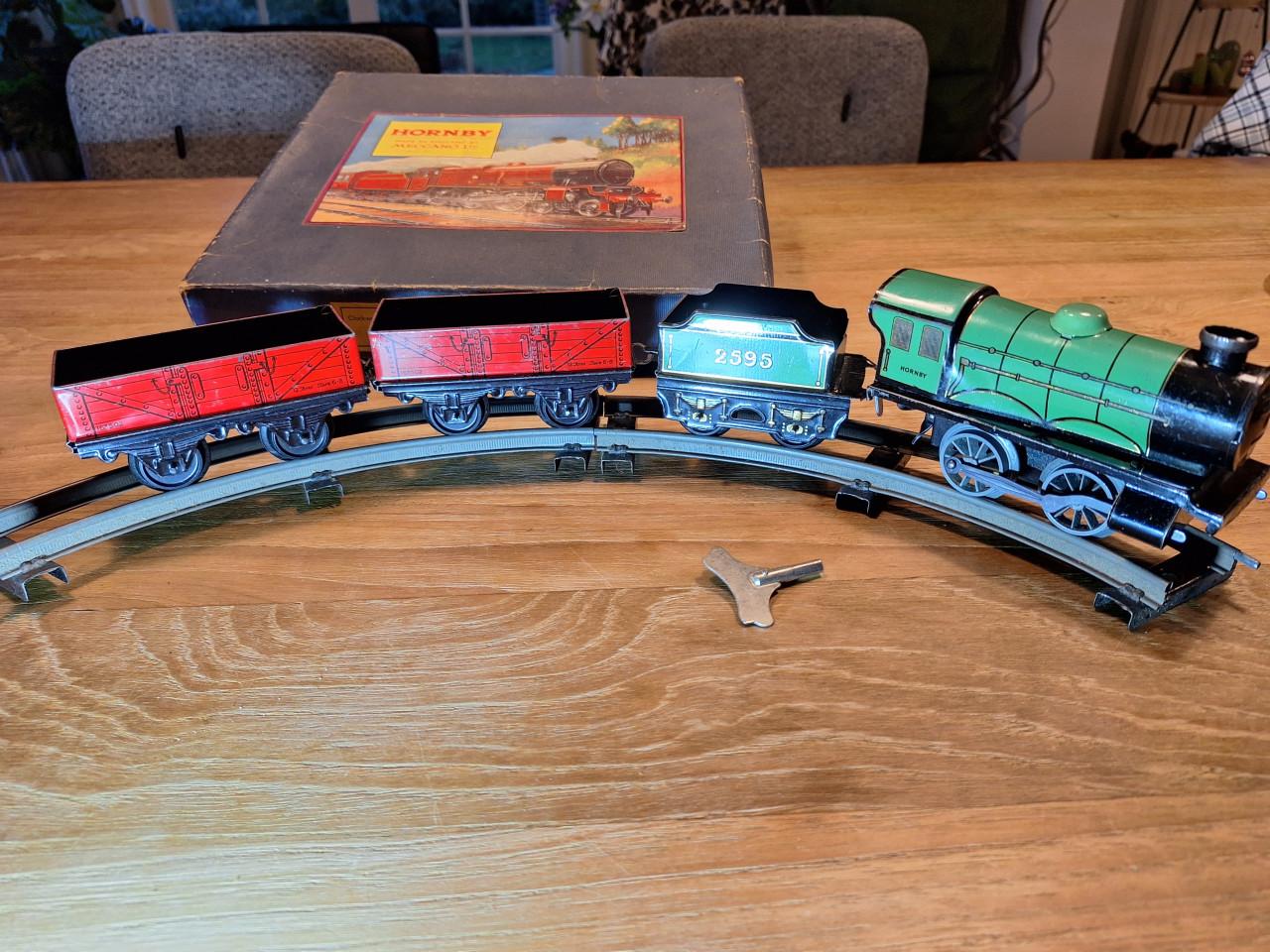 Blikken speelgoedtrein