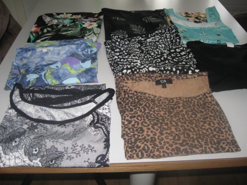 8 Verschillende dames kleding