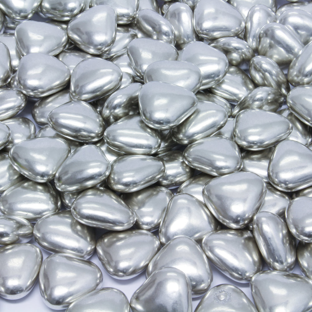 Snoephartjes zilver en goud en heel veel kleuren
