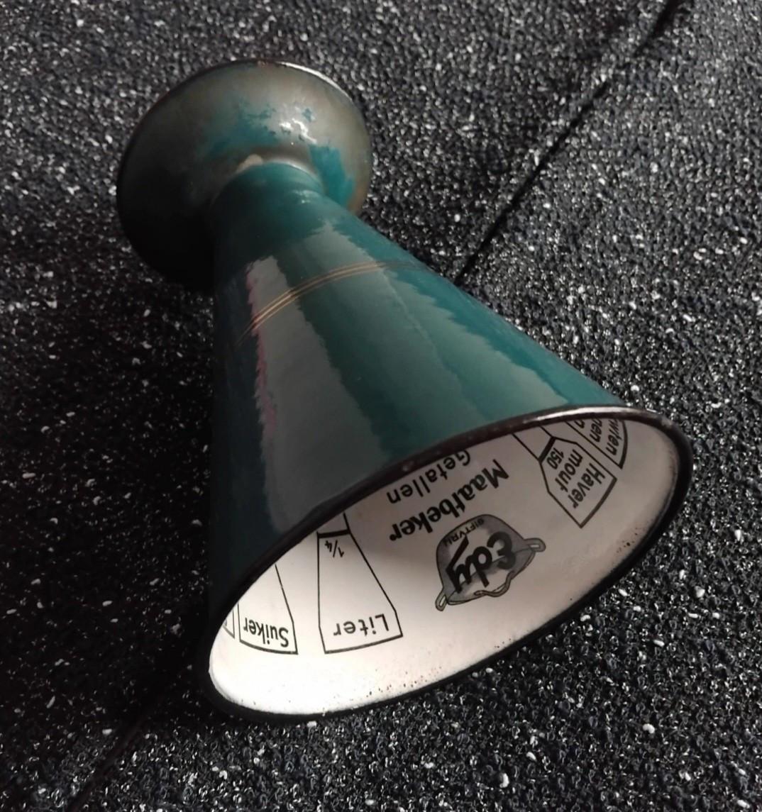 Vintage Emaille Edy Maatbeker jaren '30/'50