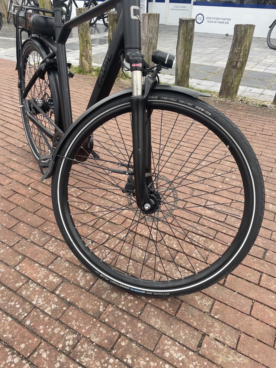 Qwic premium elektrische fiets heren top staat !!