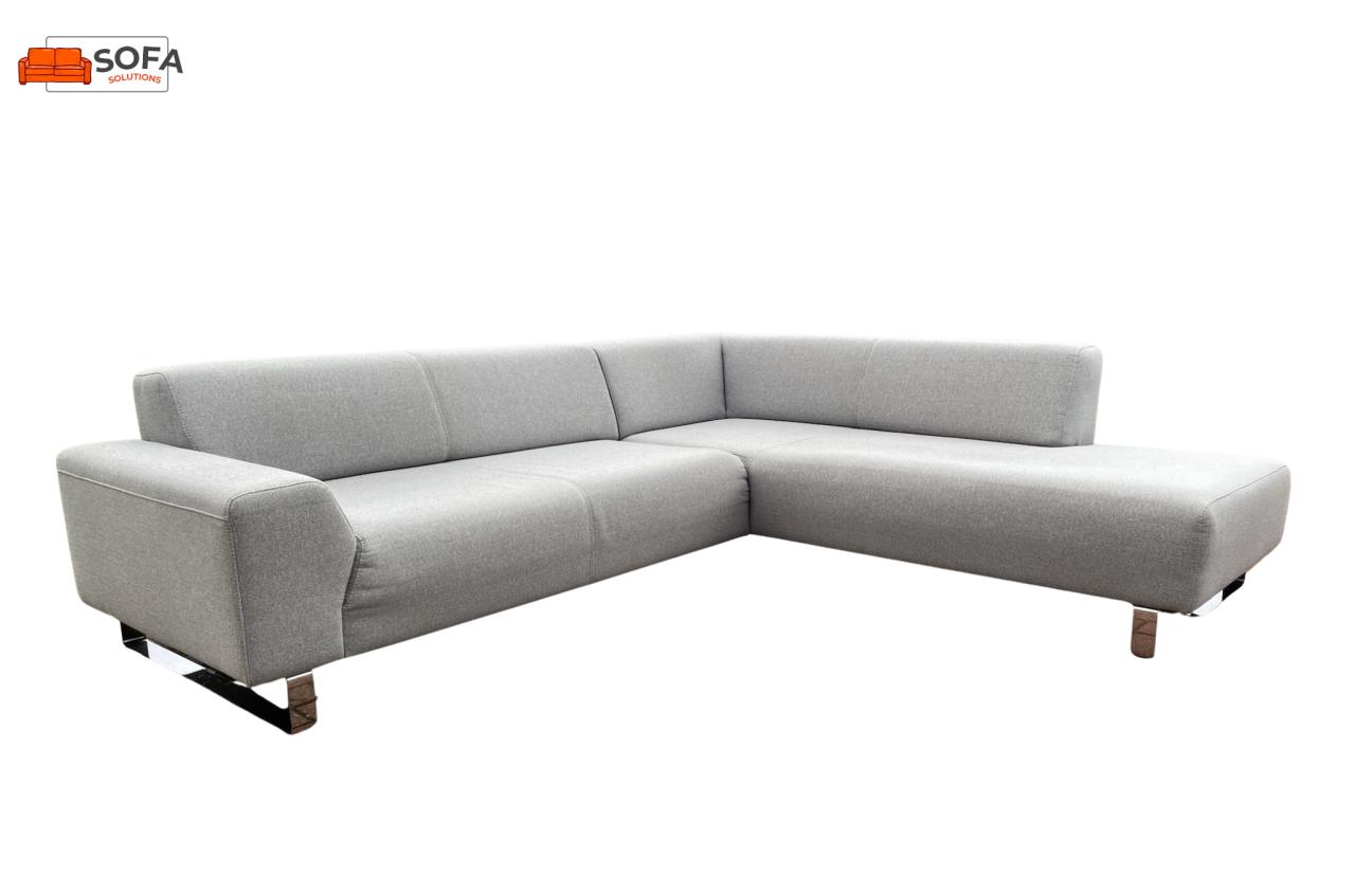 Montel Grijze Stoffen Hoekbank-Modern & stijlvol – Gratis Levering NL