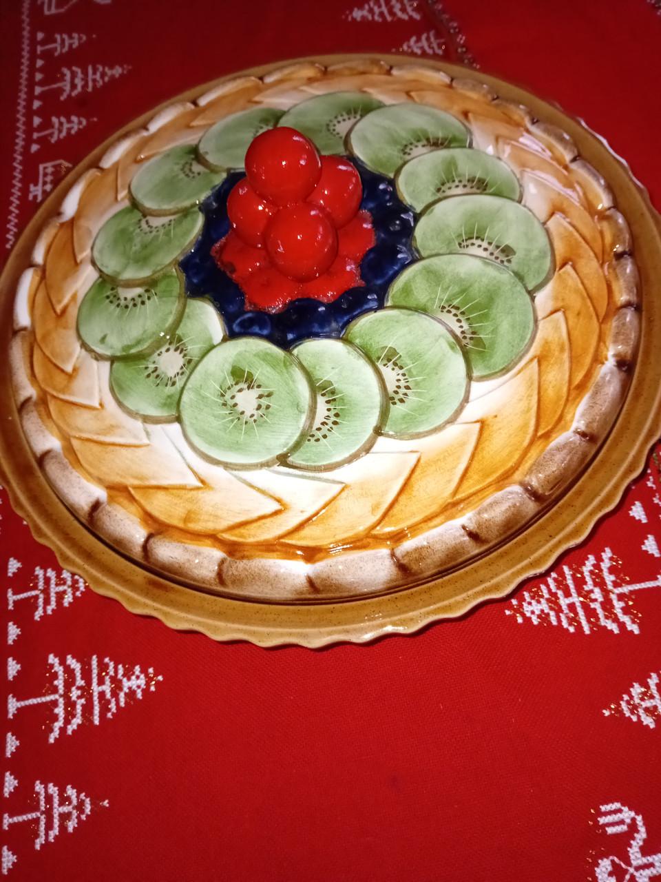 Taart/quiche serveerschaal.APART