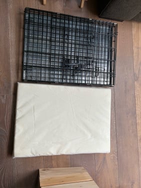 Bench met kussen ca. 75 x 55 cm