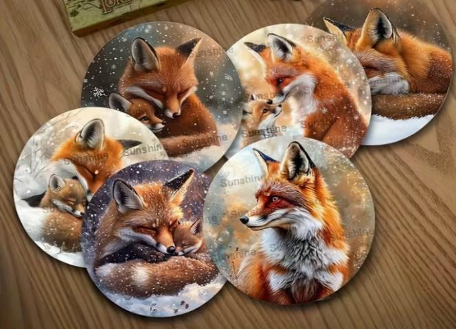 Onderzetters met Vossen afbeeldingen