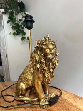 Gouden Leeuwen-lamp