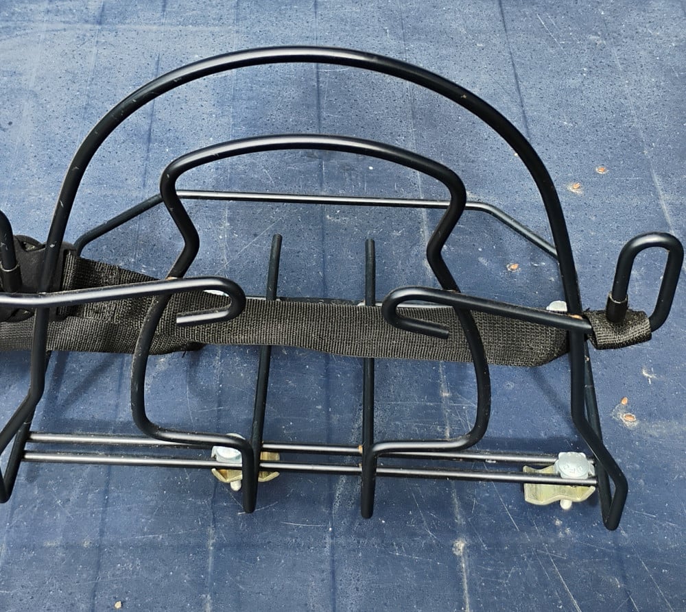 Steco Bagagedrager verbreder Monkey-mee Staal - 31cm breed - Zwart