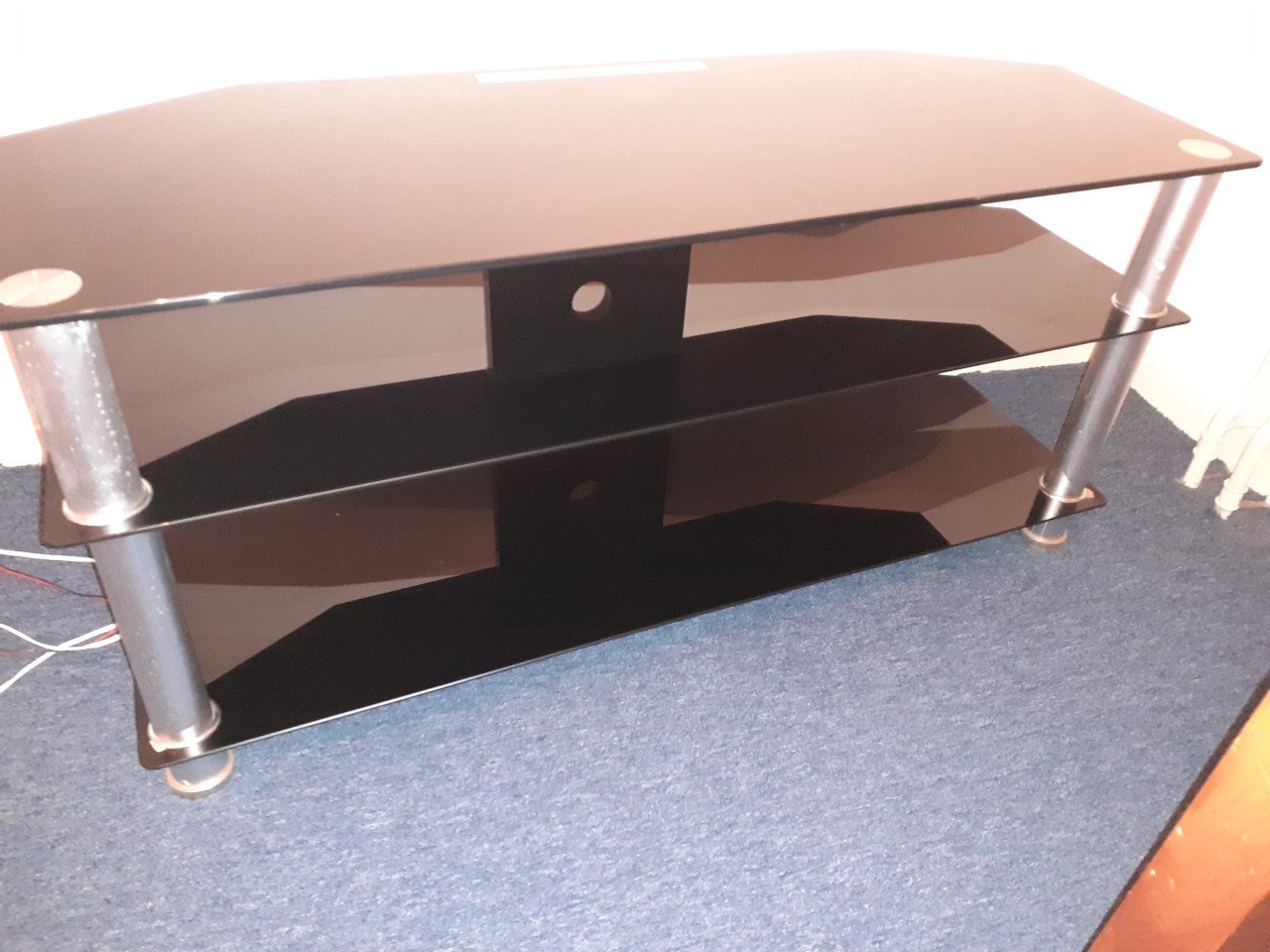 Tv tafel van glas