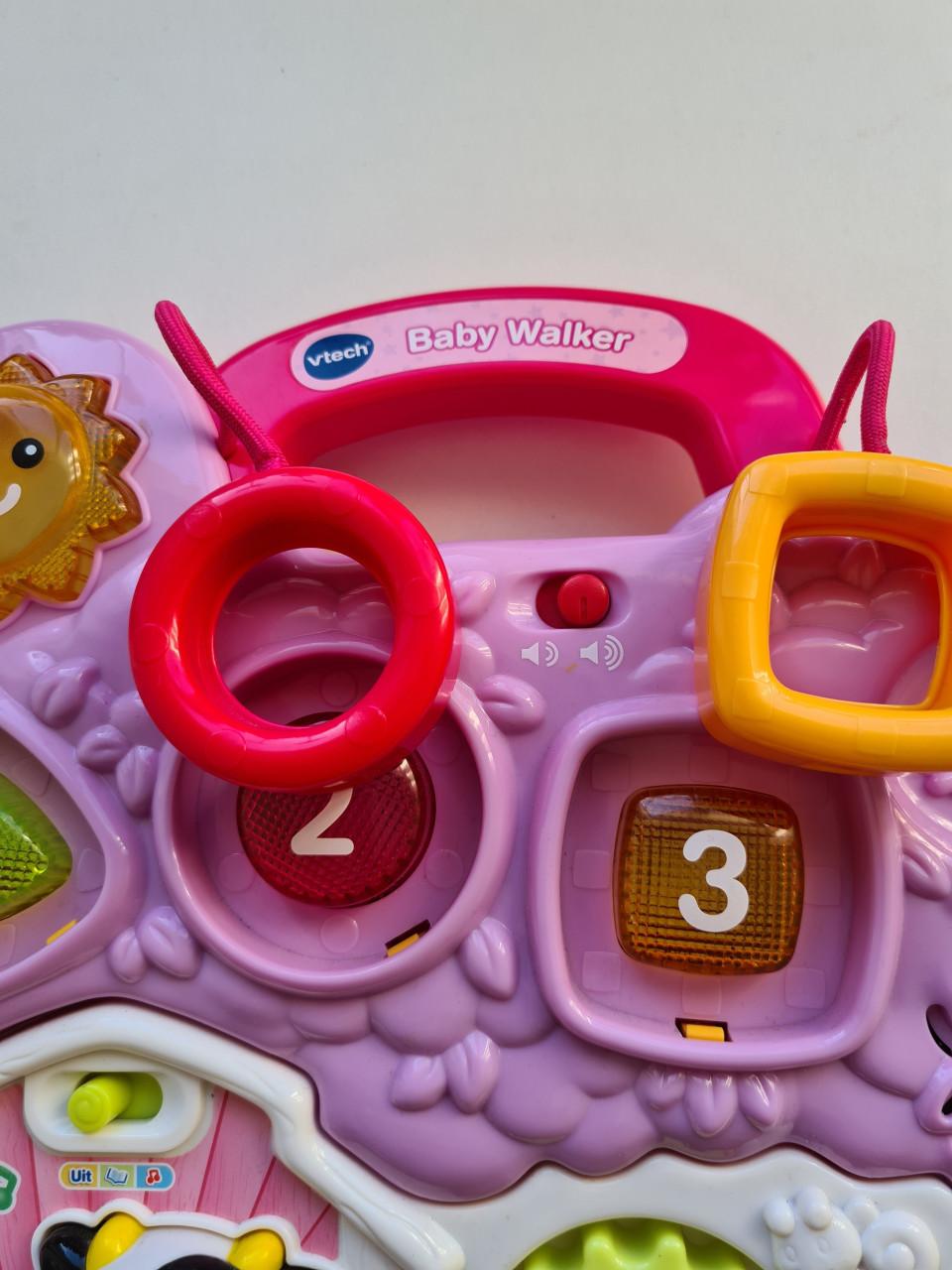 VTech Baby Walker loopwagen, interactief activiteitenpaneel