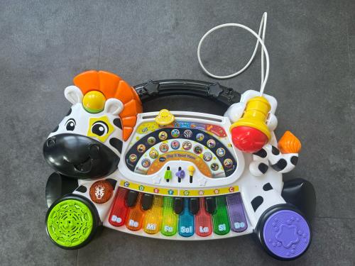 Vtech Zing&speel piano Zebra met microfoon