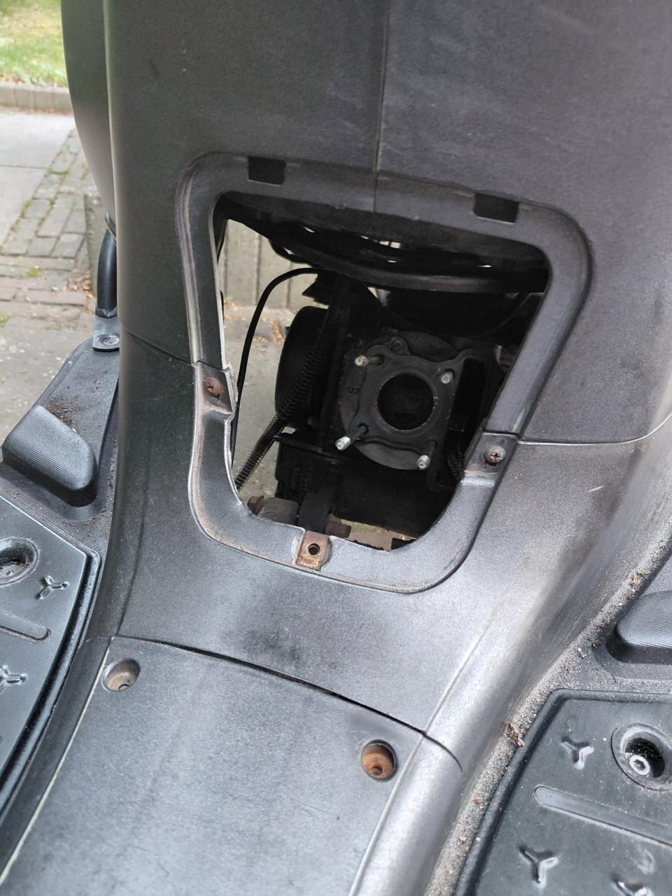 La souris voor onderdelen zonder kenteken