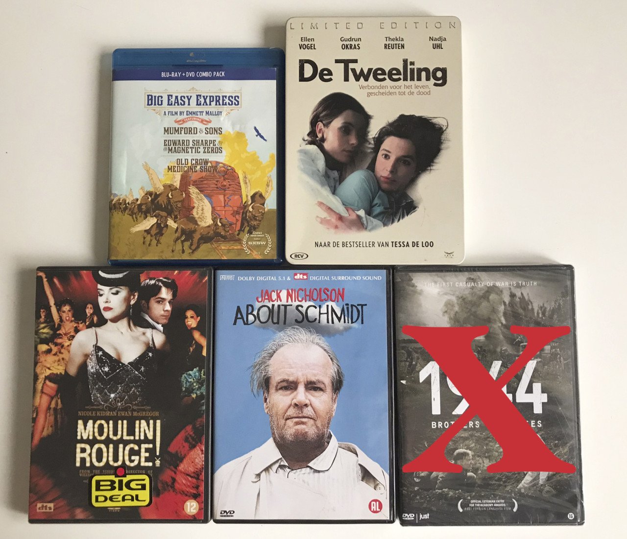 48 DVD's met goede films
