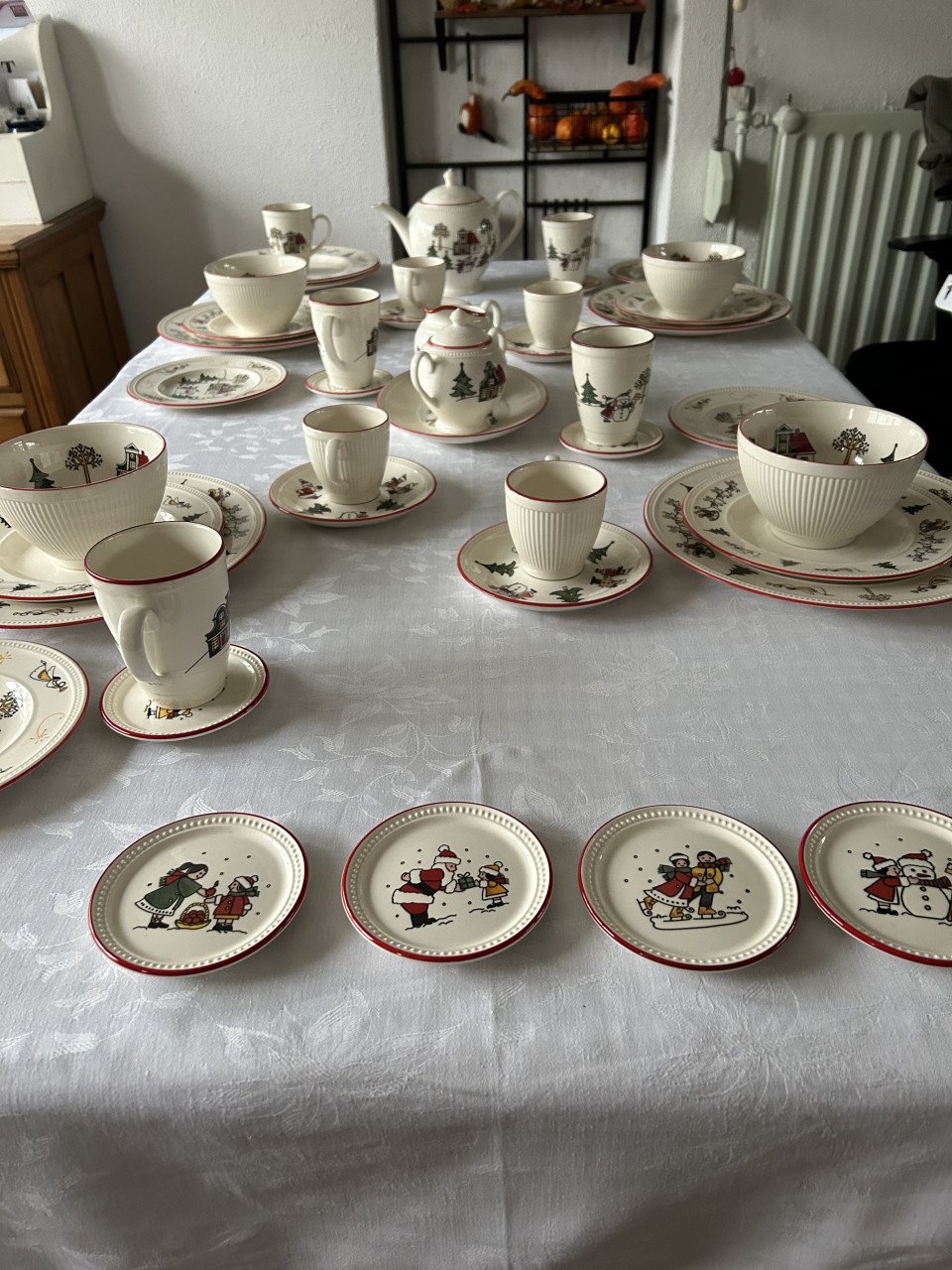 Wedgwood Windsor Christmas kerst servies.