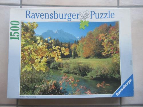 Mooie volledige puzzel van 1500 stukjes, zo goed als nieuw