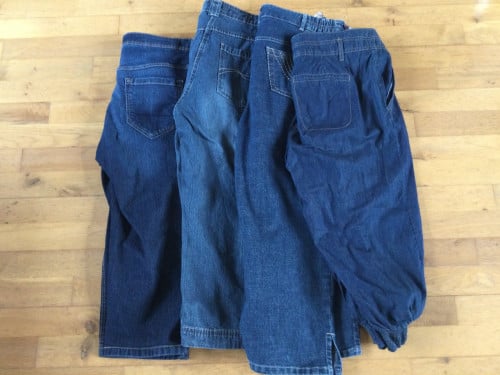 4 capri spijkerbroeken voor dames maat 46 voor € 5
