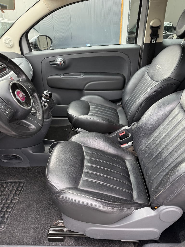 Fiat 500 1.2 - rosa - glazen dak