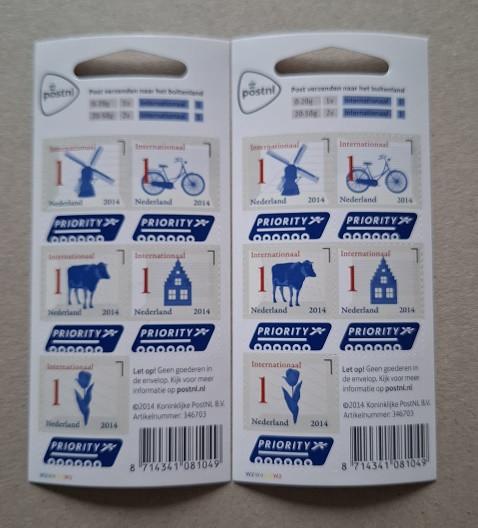 Frankeergeldig Postzegelvel Internationaal Waarde 1