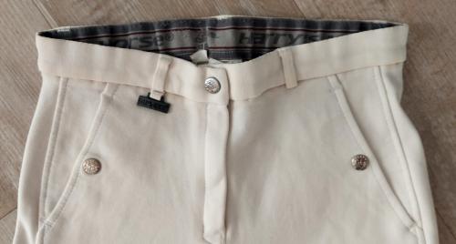 Witte (off white) paardrijbroek maat 164