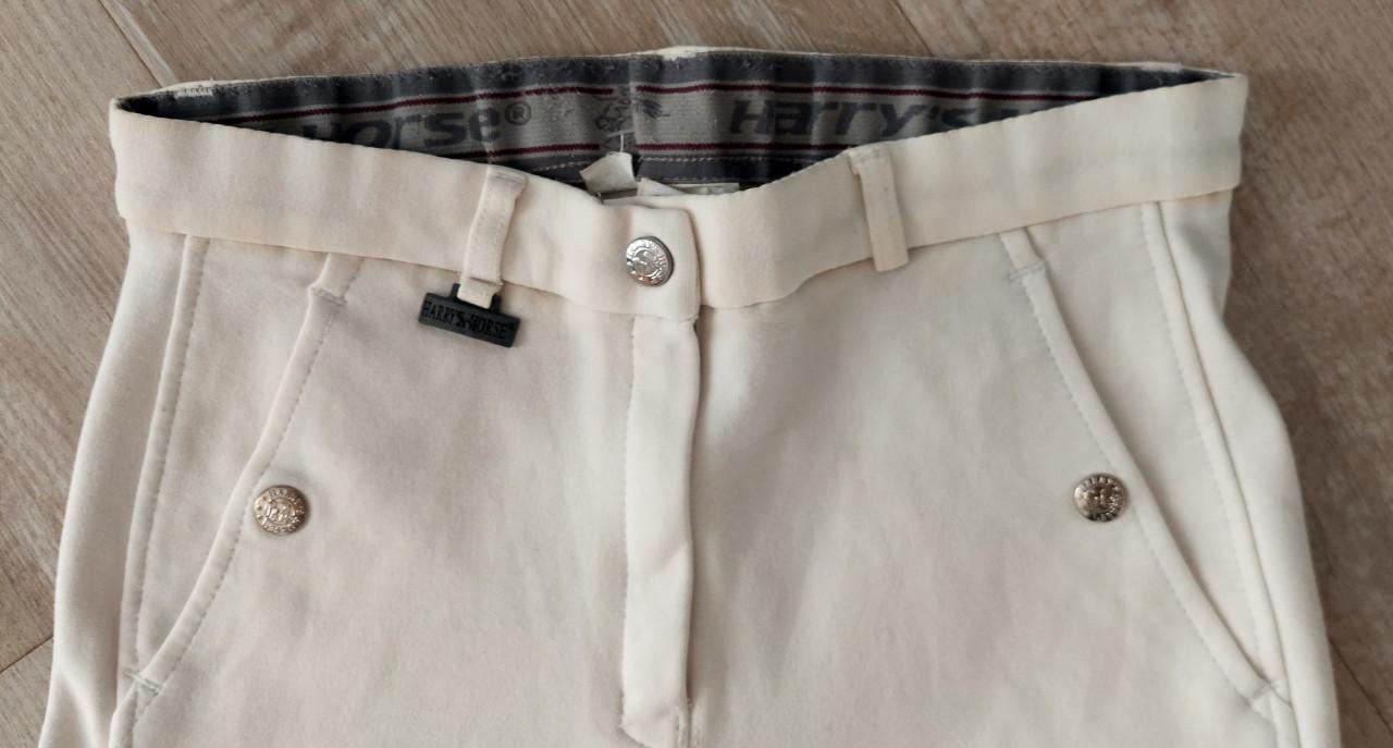 Witte (off white) paardrijbroek maat 164