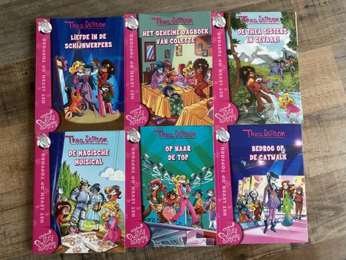 Thea Stilton boeken.: 5 +1 gratis.
