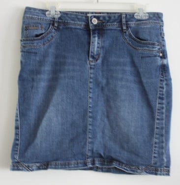 Blauwe spijkerrok maat 40