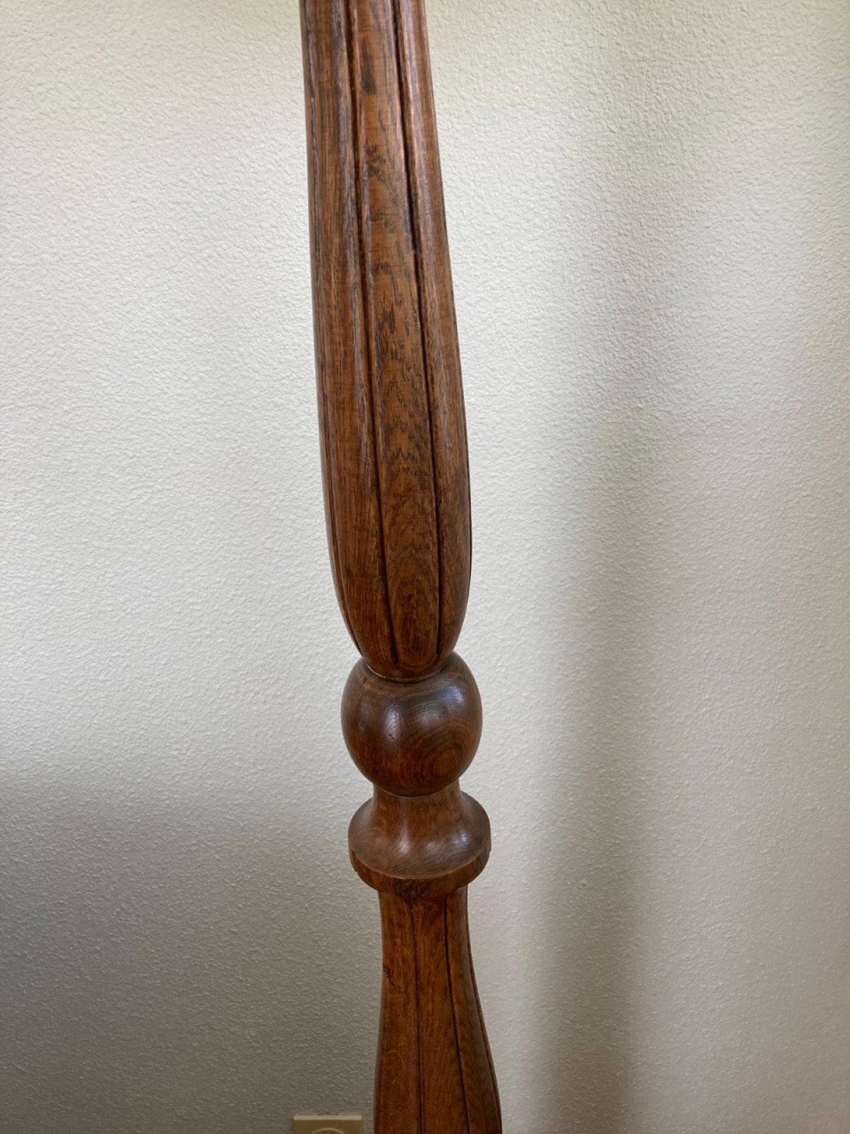 Vintage staande schemerlamp