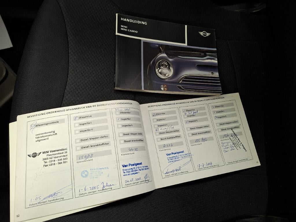 Mini !.6 Cooper-2005-km. 180.000-Airco-stuurbekr-L.M.velgen-apk-2600,=