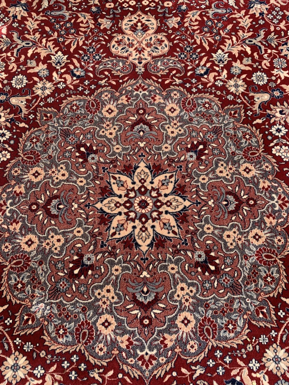 ✨Schitterend Sfeervol Vintage Vloerkleed Louis de Poortere✨Rood/Zacht Groen