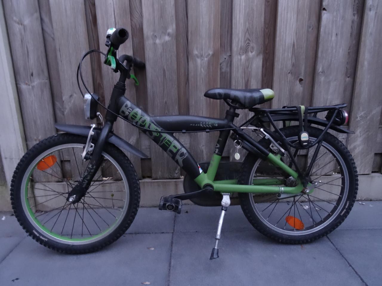 🌟 Loekie Booster Kinderfiets – 18 inch | Stoer & Speels 🚲✨