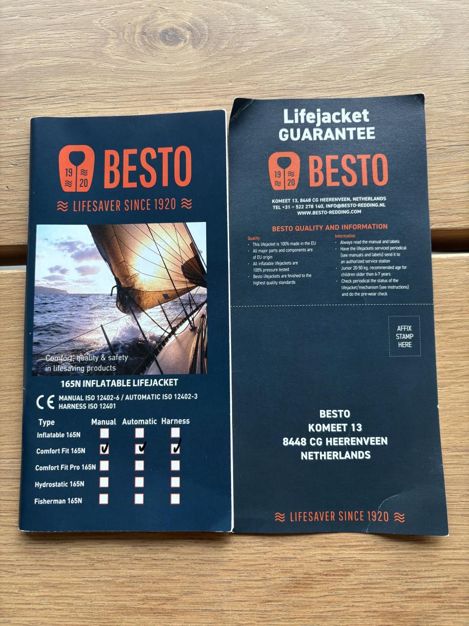 Besto comfort fit (automatisch reddingsvest))