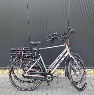Mooie set Sparta E-Regular dames en herenfiets ebikes 53/57cm 418Wh