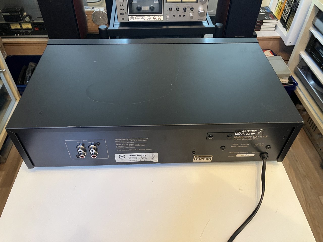 Nakamichi BX-100 cassettedeck geserviced met 2 maanden garantie!