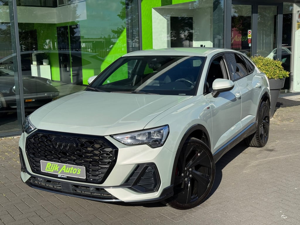 Audi Q3 sportback 35 tfsi pro line * camera * leer * carplay * black pack