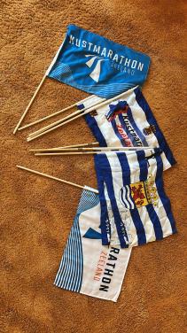 Kustmarathon vlaggetjes