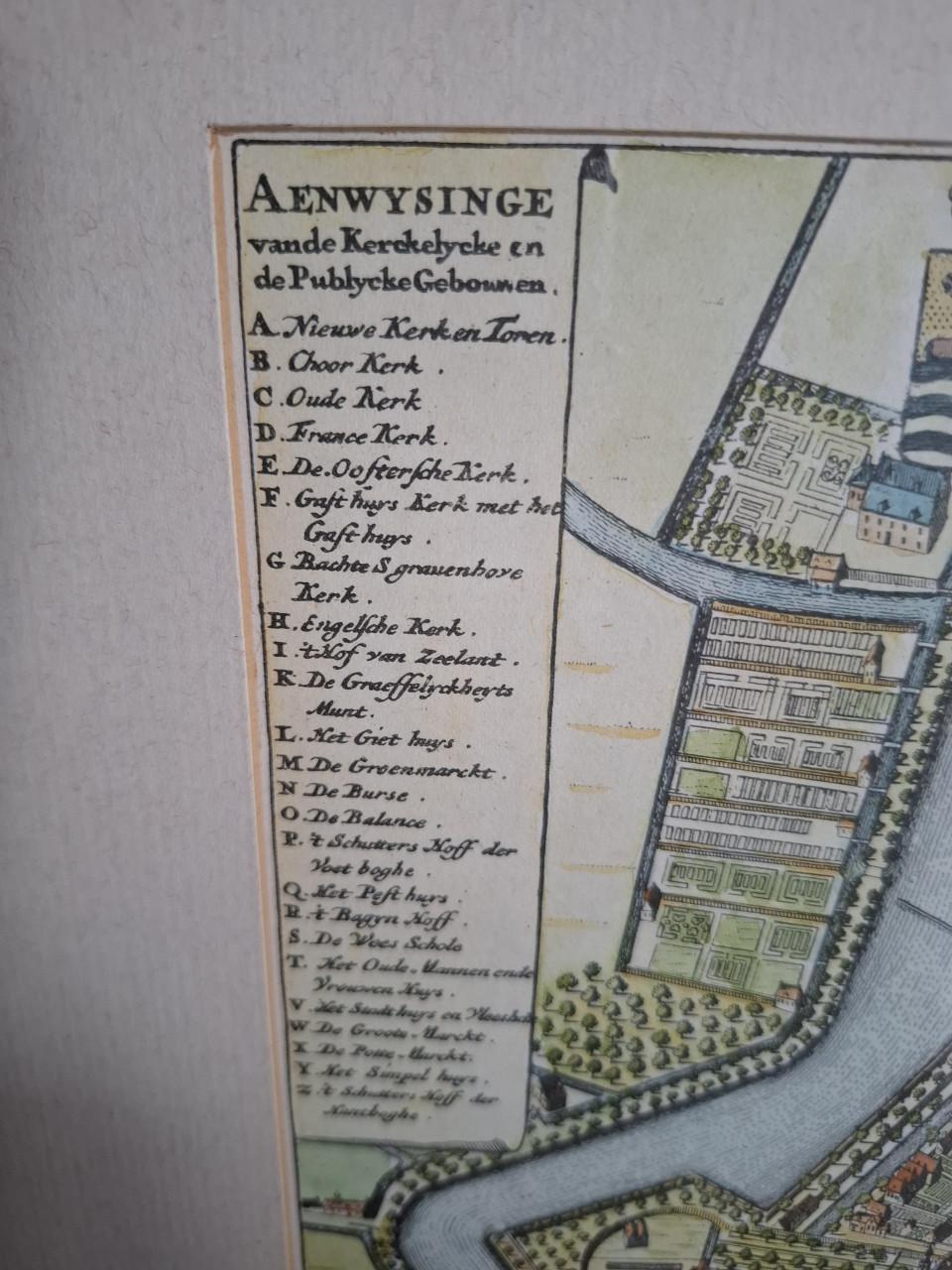 Prachtige kaart Middelburg