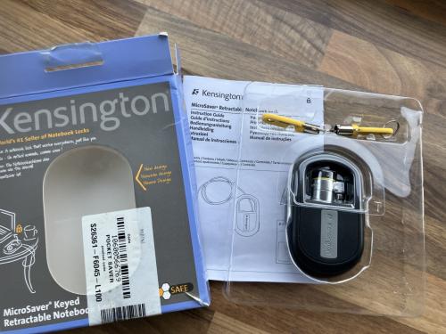 Kensington Microsaver Keyed Retractable Notebook Lock