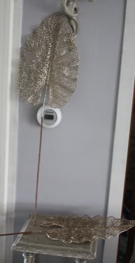 Set van 2 goud glitter takken