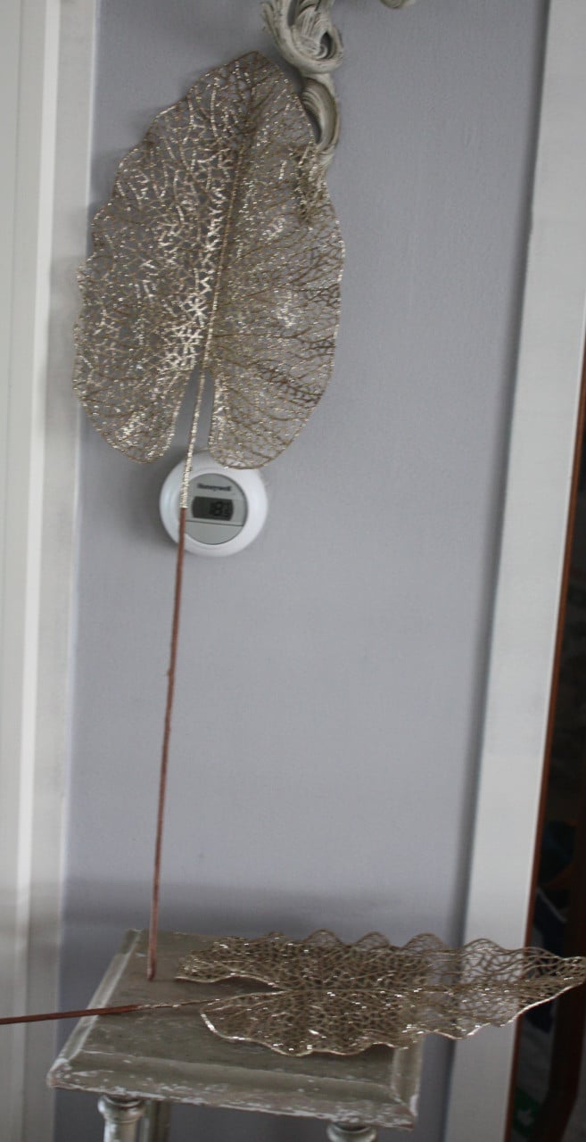 Set van 2 goud glitter takken