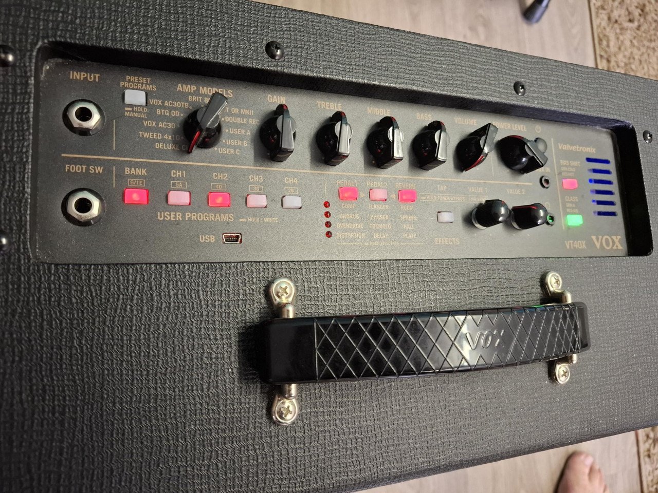 VOX VT40X VALVETRONIX Modeling gitaarcombo versterker