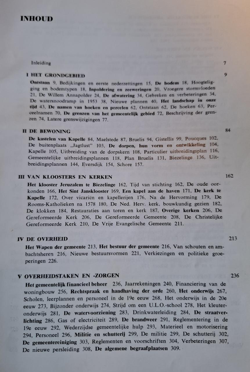 De geschiedenis van Kapelle / Kapelle ~ Biezelinge ~ Eversdijk ~ Schore