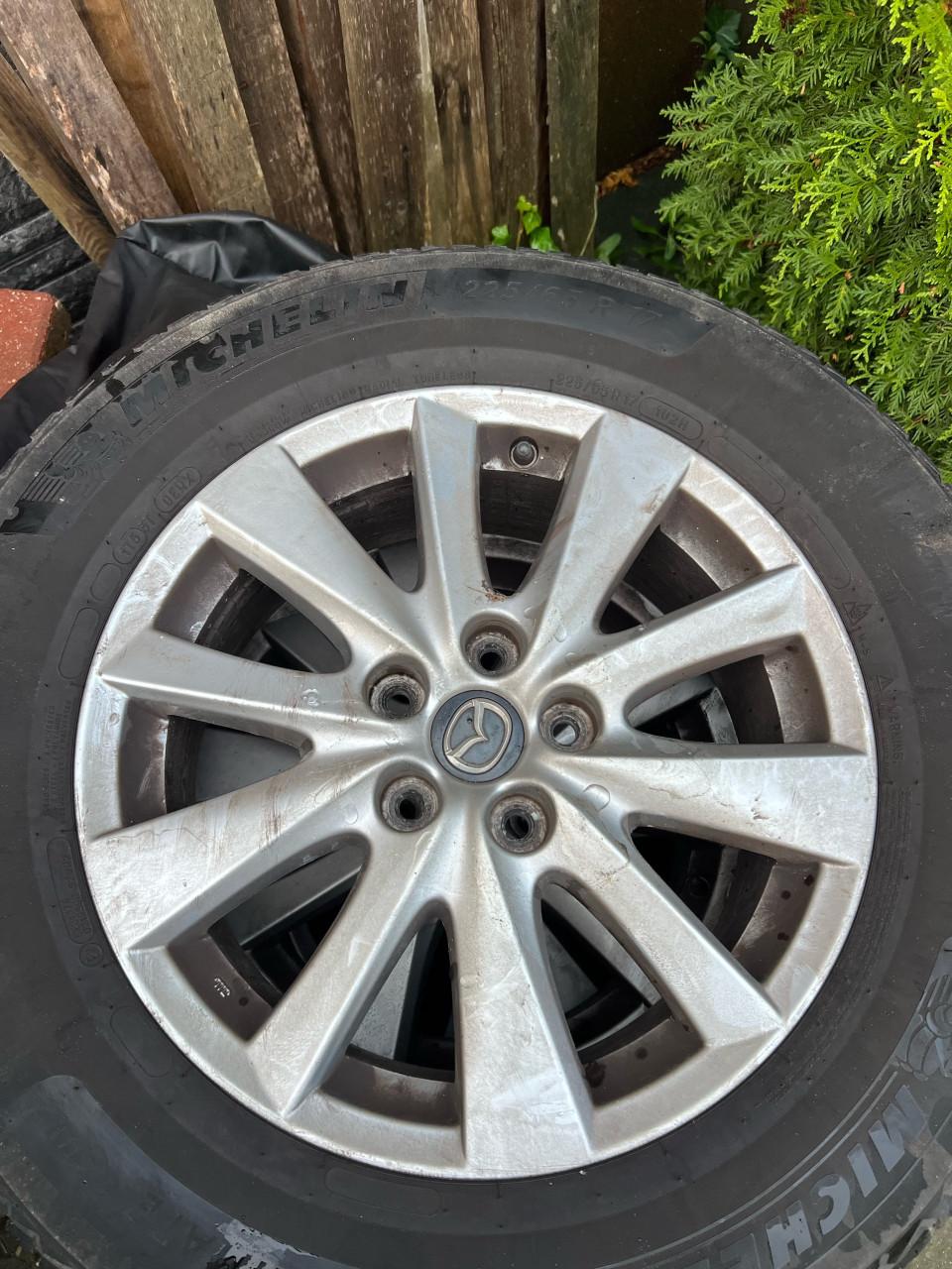 Mazda CX5 velgen met all season Michelin cross climate
