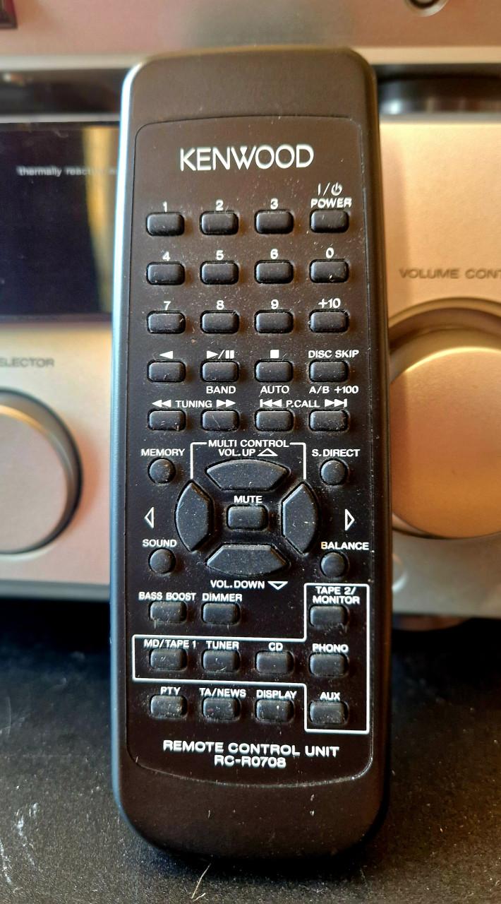 KENWOOD audioset (tunerversterker + CD-speler)